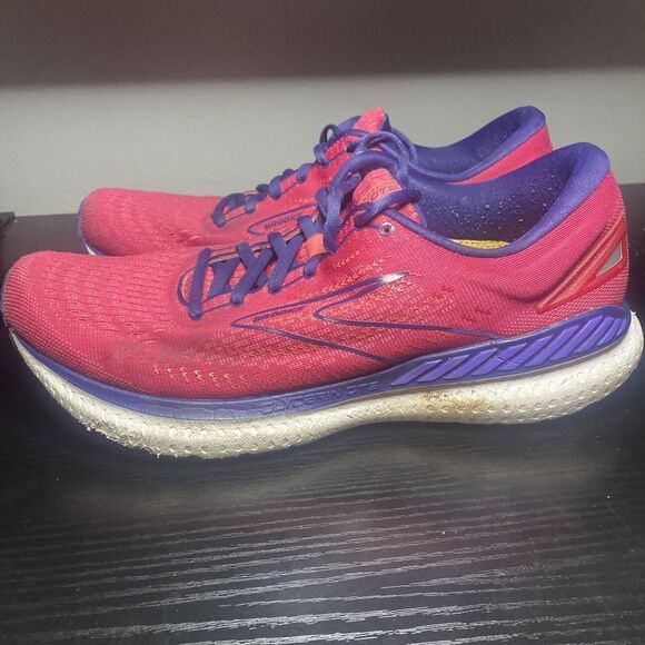 Brooks Womens Glycerin GTS 19 1203441B623 Pink Running Shoes Sneakers Size 11.5 - Picture 6 of 13